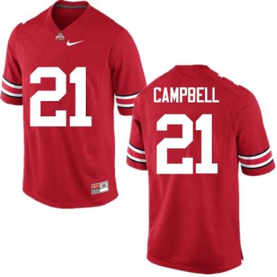 Men's Ohio State Buckeyes #21 Parris Campbell Red Nike NCAA College Football Jersey February BCU8644AE